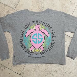 Simply southern crop top.